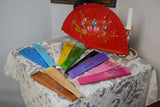 Wooden Hand Fan - Yellow