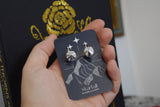 Nesta's Silver Flames Earrings - Officially Licensed ACOTAR Jewelry