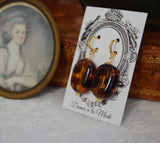 Victorian Faux Tortiseshell Earrings