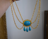 1820s Turquoise Festoon Necklace