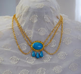 1820s Turquoise Festoon Necklace