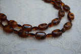 Victorian Faux Tortiseshell Double Strand Necklace