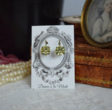 $10 Treats! Light Yellow Swarovski Crystal Earrings - Small Round