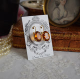 SALE! Madeira Swarovski Crystal Earrings - Large Oval