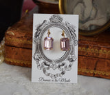 ON SALE! Light Amethyst Swarovski Crystal Earrings - Medium Octagon