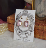 ON SALE! Light Amethyst Swarovski Crystal Earrings - Medium Octagon