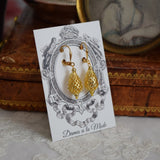Teardrop Filigree Earrings