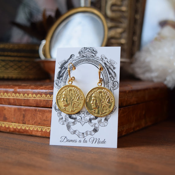 Classical Coin Earrings