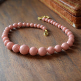 Pink Shell Pearl Graduated Necklace