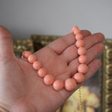 Pink Shell Pearl Graduated Necklace