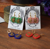 Greek Warrior Cameo Earrings