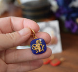 Greek Warrior Cameo Earrings