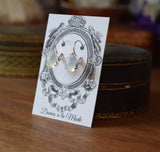 On Sale! Moonstone Teardrop Earrings