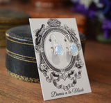 On Sale! Moonstone Teardrop Earrings