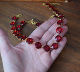 Parure Jewelry Set - Ruby - Medium Round