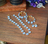 Parure Jewelry Set - Aurora Light Blue - Medium Round