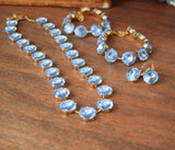 Parure Jewelry Set - Aurora Light Blue - Medium Round
