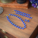 Parure Jewelry Set - Sapphire - Medium Round