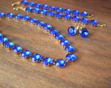 Parure Jewelry Set - Sapphire - Medium Round