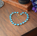 Sample Sale! Aquamarine Collet - Medium Round