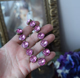 Sample Sale! Light Pink Topaz Collet - Medium Round