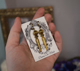Victorian Etruscan Revival Fringe Earrings