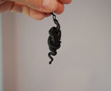 "Ironwork" Hand & Snake Earrings