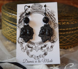 "Ironwork" Oak Leaf and Acorn Earrings