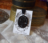 "Ironwork" Lace Flower Pendant