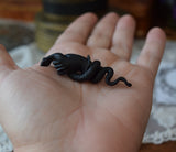 "Ironwork" Victorian Hand & Snake Brooch
