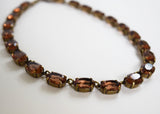 ON SALE! Colorado Topaz Swarovski Crystal Necklace - Medium Oval