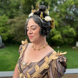 Light Colorado Topaz Floral Necklace