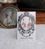 Light Pink Swarovski Earrings - Medium Oval - ON SALE