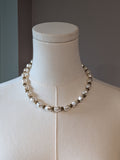 Baroque Pearl and Antique Gold Necklace