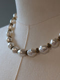 Baroque Pearl and Antique Gold Necklace
