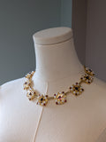 Renaissance Ruby and Pearl Collar Necklace