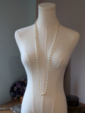 Long Necklace - Glass Pearl Beads