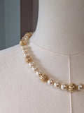 Pearl and Filigree Beaded Necklace