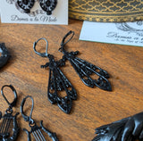 "Ironwork" Gothic Pendant Earrings