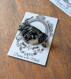 "Ironwork" Victorian Hand Brooch