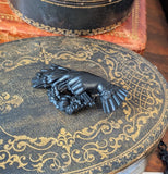 "Ironwork" Victorian Hand Brooch