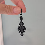 "Ironwork" Lattice Earrings