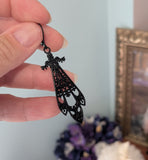 "Ironwork" Gothic Pendant Earrings