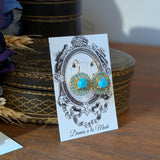 Turquoise Cluster Earrings