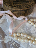 18th Century Double Pearl Necklace with Crystal