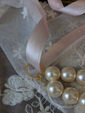 18th Century Double Pearl Necklace with Crystal