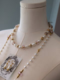 Renaissance Jewelry Set - Pink, Gold, and Pearl
