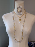 Renaissance Jewelry Set - Gold and Clear