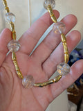 Renaissance Jewelry Set - Gold and Clear