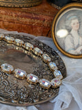 Clear Swarovski Crystal Necklace - Medium Oval